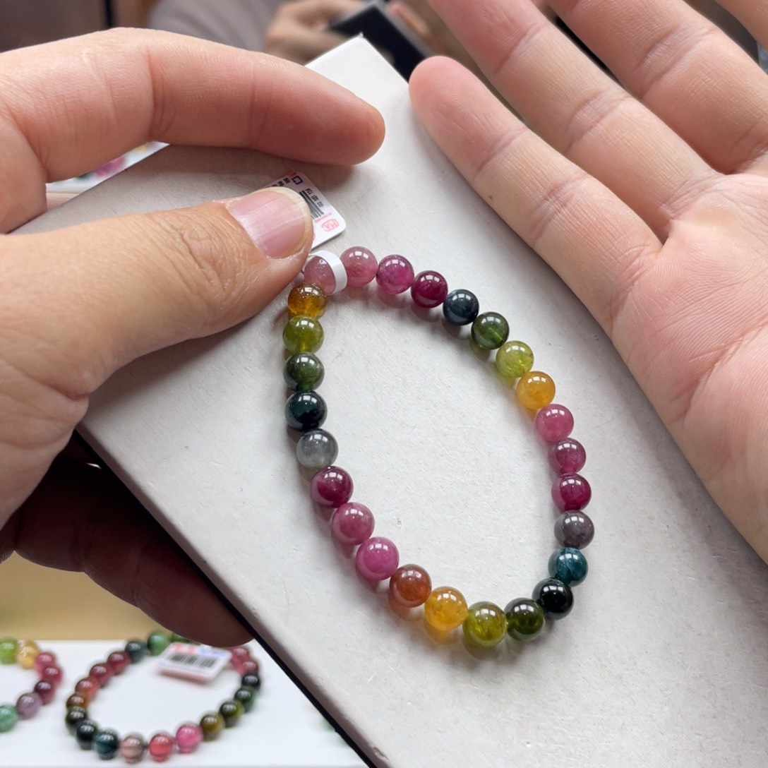 碧玺手串未镶嵌7mm.mmmmmmmmm