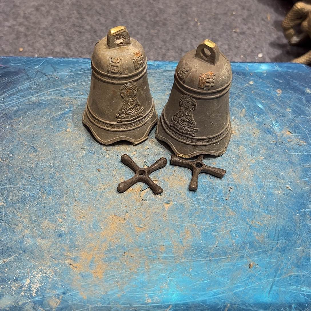 雨*微瑕疵黄铜摆件工艺品