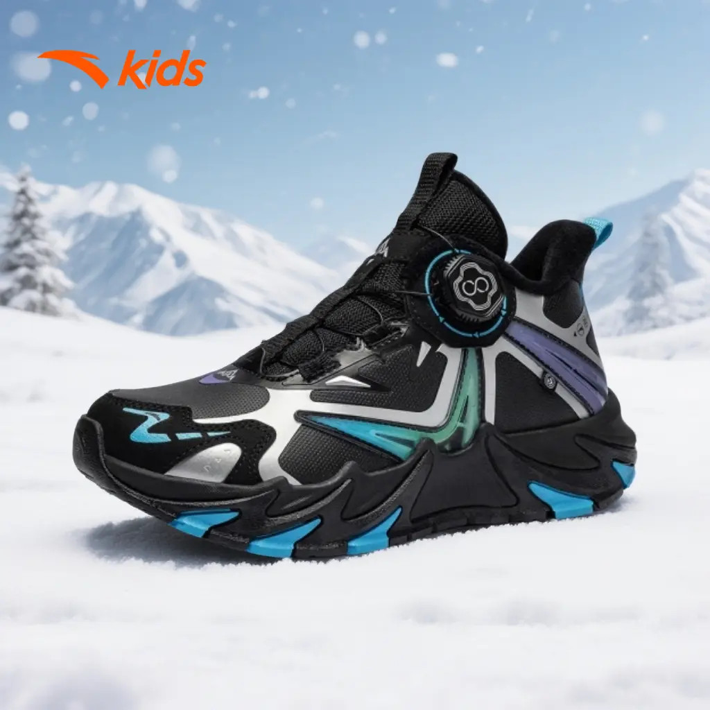 【登峰pro】男大童冬款保暖防滑耐磨高帮棉鞋/312546928