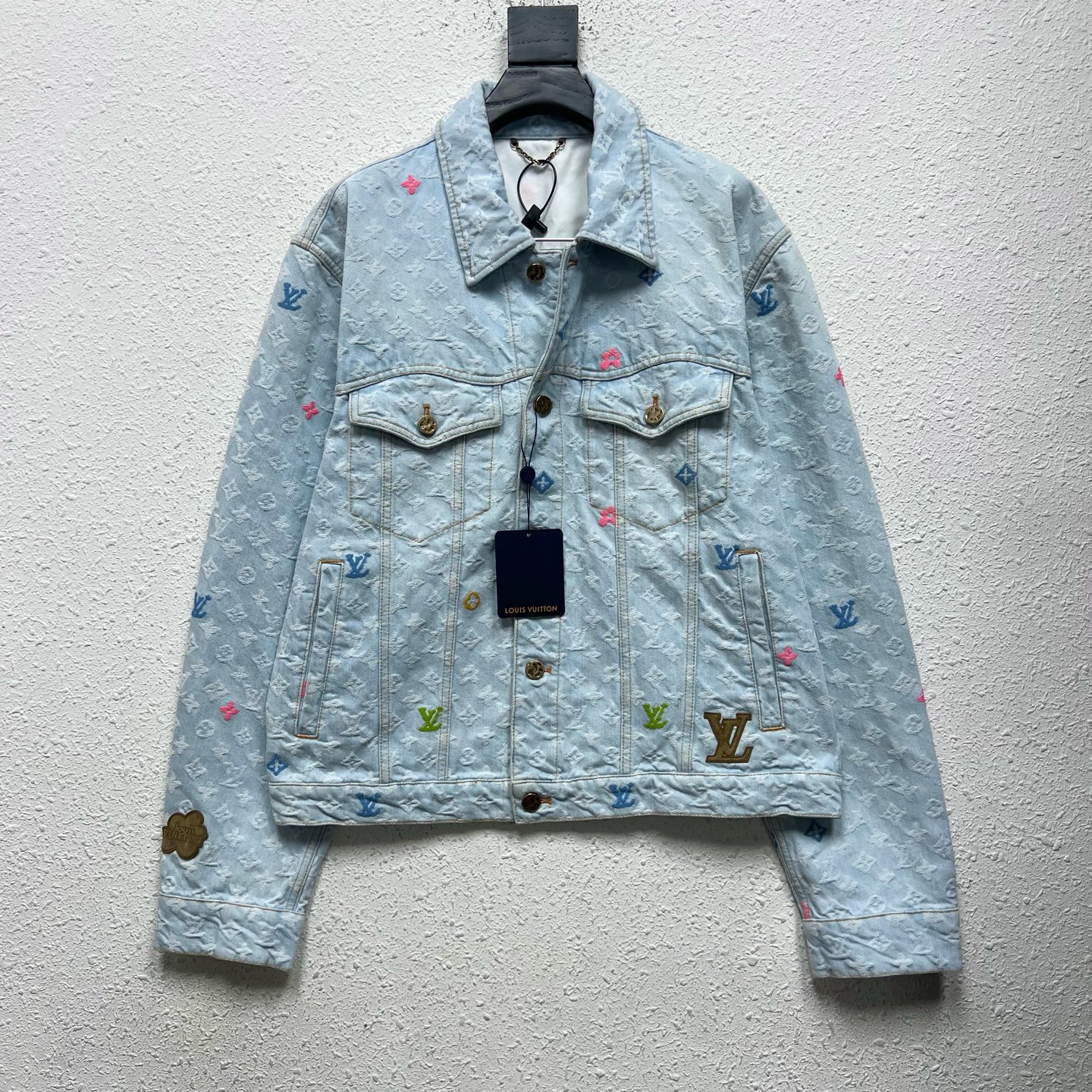 99新 LouisVuitton/路易威登 满印牛仔外套 尺码/50 DY11918