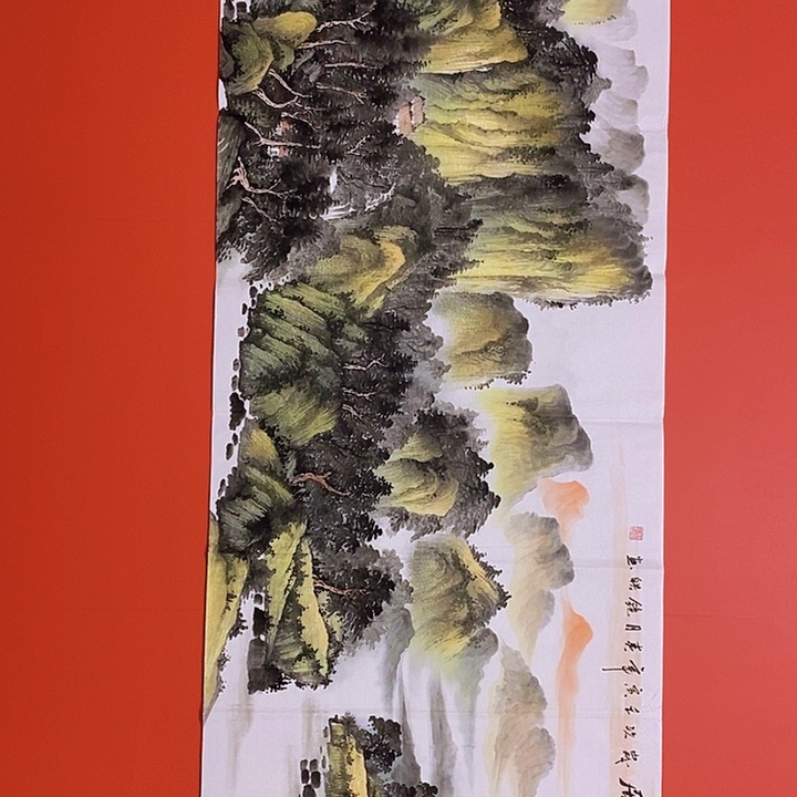 国画山水花鸟字画书画国画