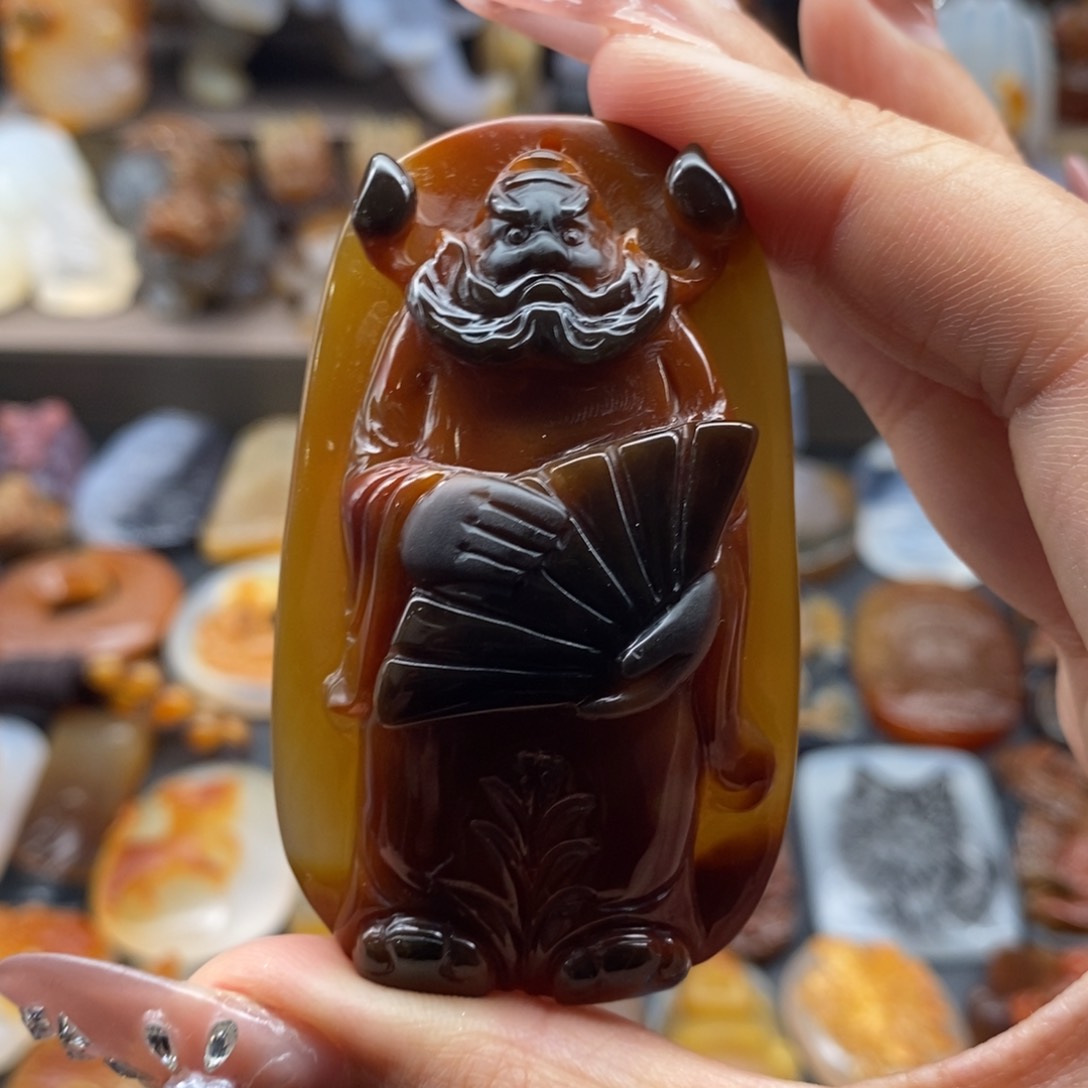 玛瑙/玉髓吊坠(不含链)未镶嵌