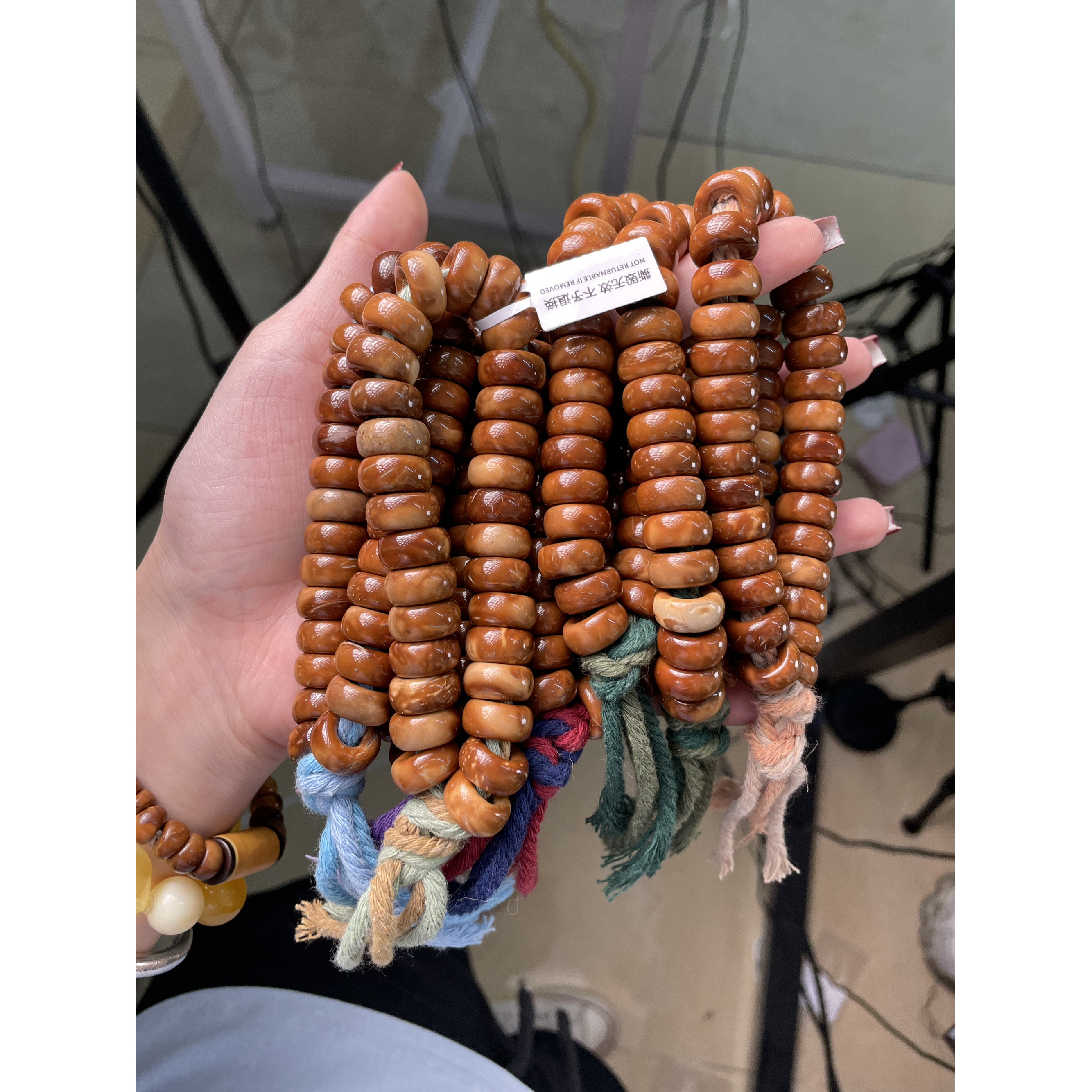 库克甜甜圈14mm一物一图手持天然手把件文玩手串