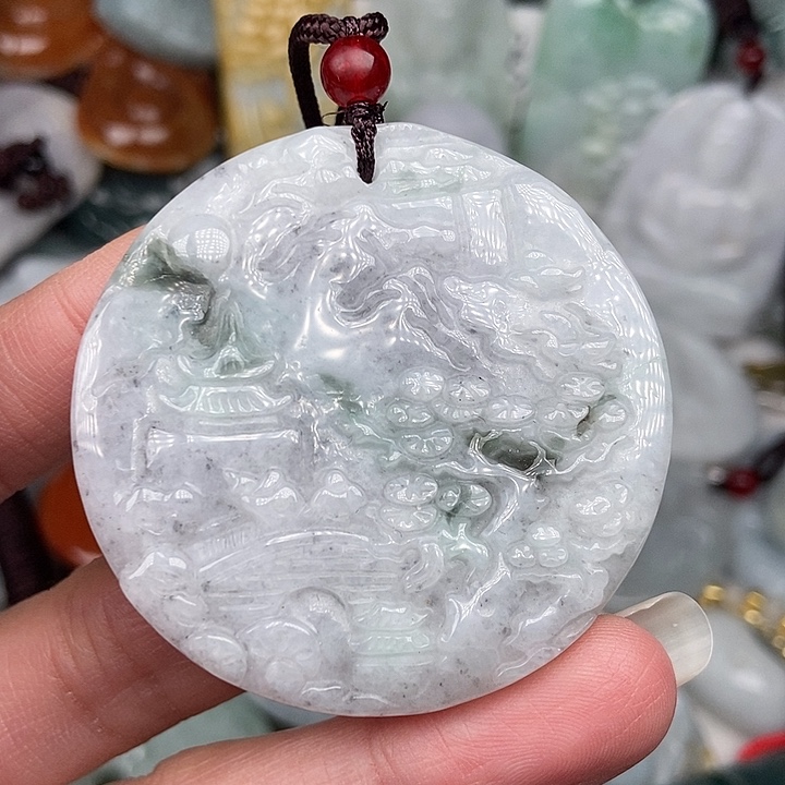 颈饰未镶嵌翡翠翡翠