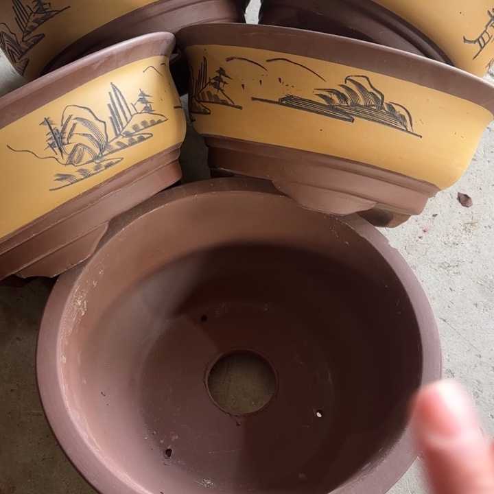 花盆紫砂100-5。      33-14