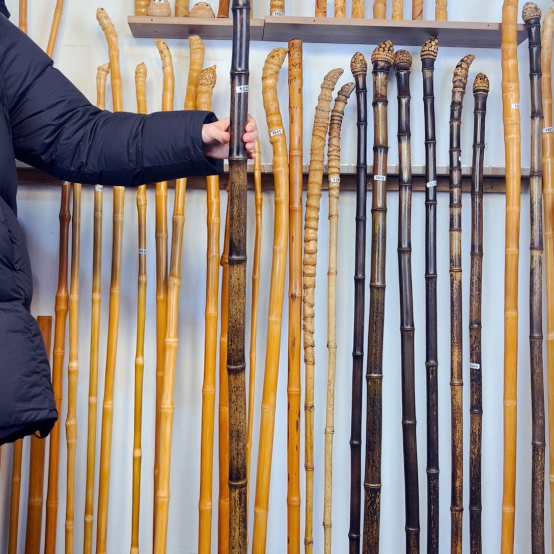 1632紫竹杖登山杖手持拐棍