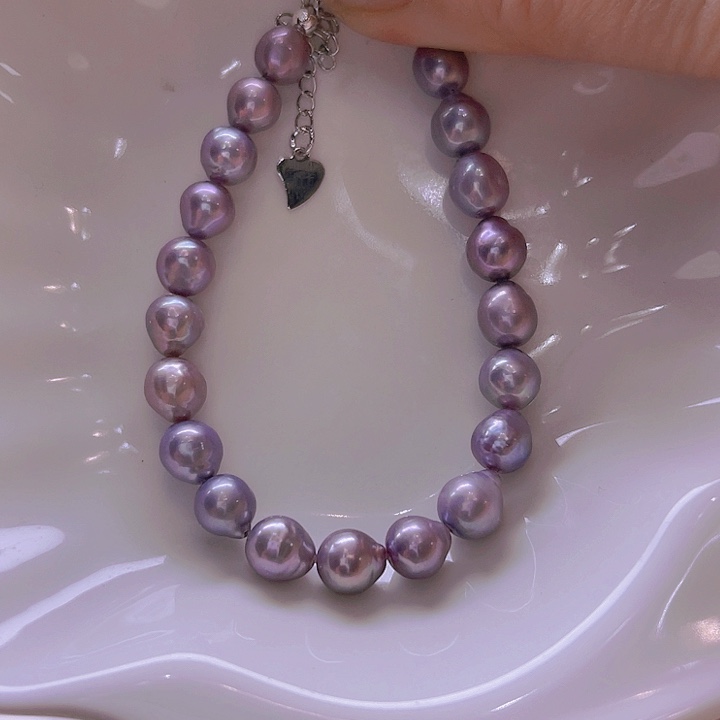 淡水珍珠手绳合金