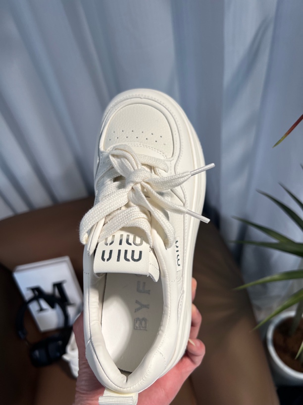 5CM小白鞋女春季潮流休闲百搭运动鞋F361透气时尚白色女生网面