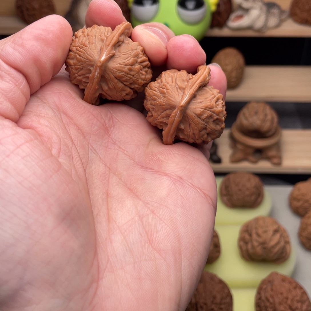 文玩核桃把件一**米36全品大红袍