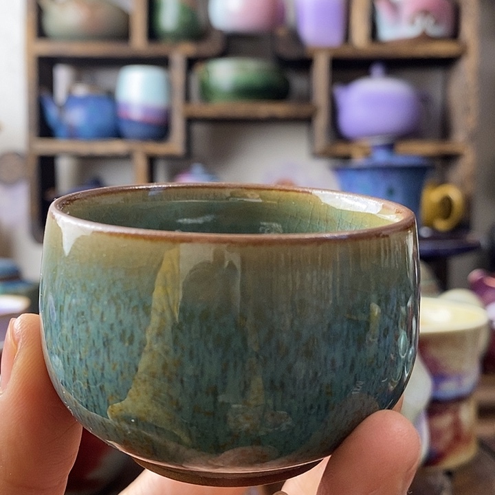 中国神后钧瓷茶具