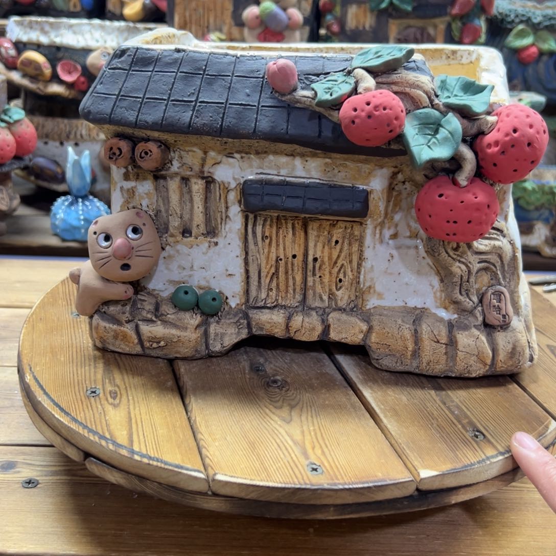 嘻哈多肉花盆百搭