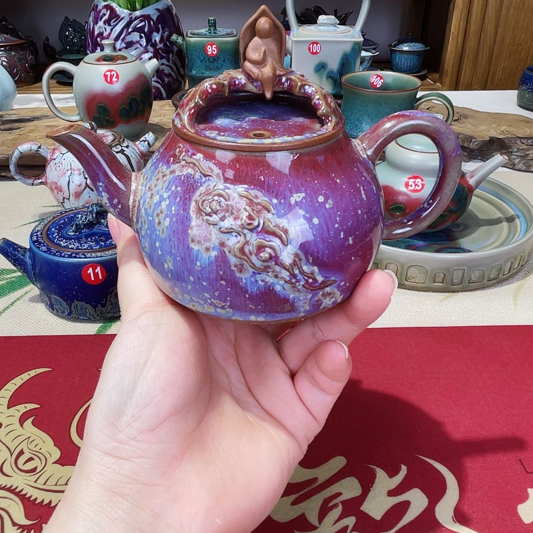 壶禹州钧瓷艺术作品