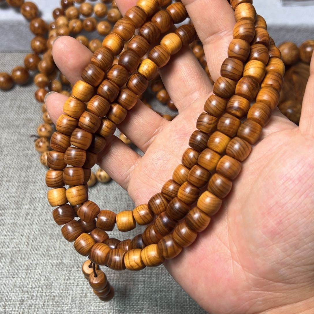 柏木（崖柏）黑骨直切108颗