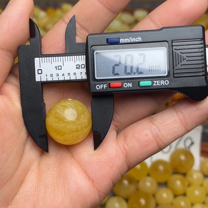 蜜蜡未镶嵌珠宝奇石天然蜜蜡散珠微瑕一粒