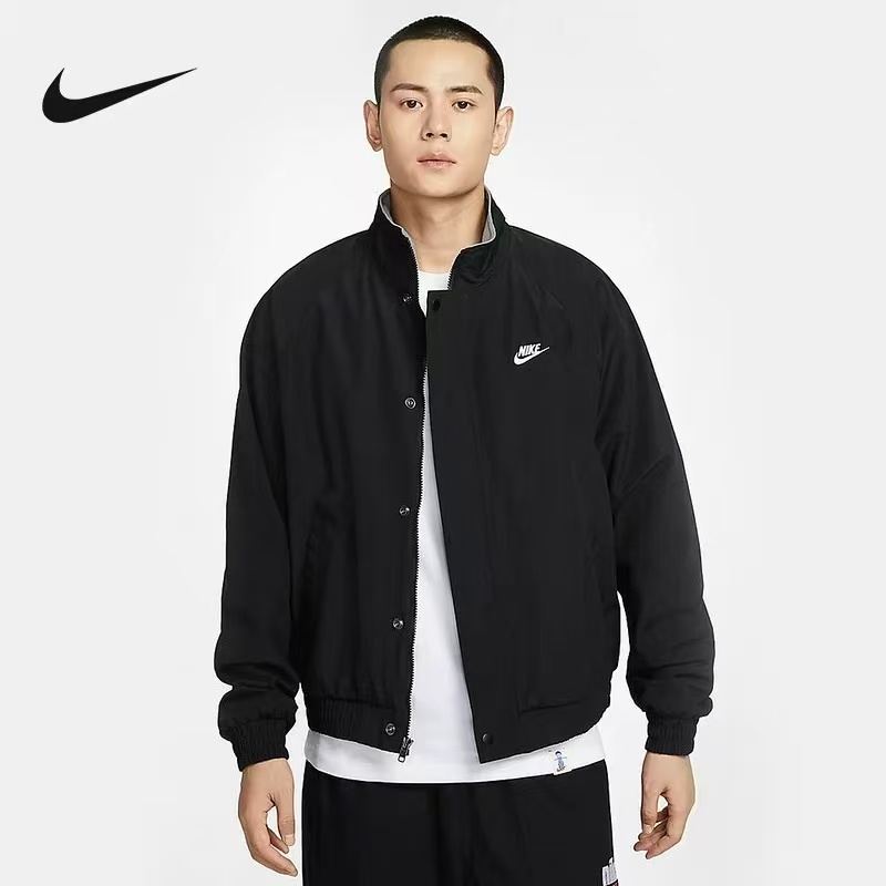 NIKE/耐克梭织夹克摇粒绒里料新款宽松加绒外套FZ0657010