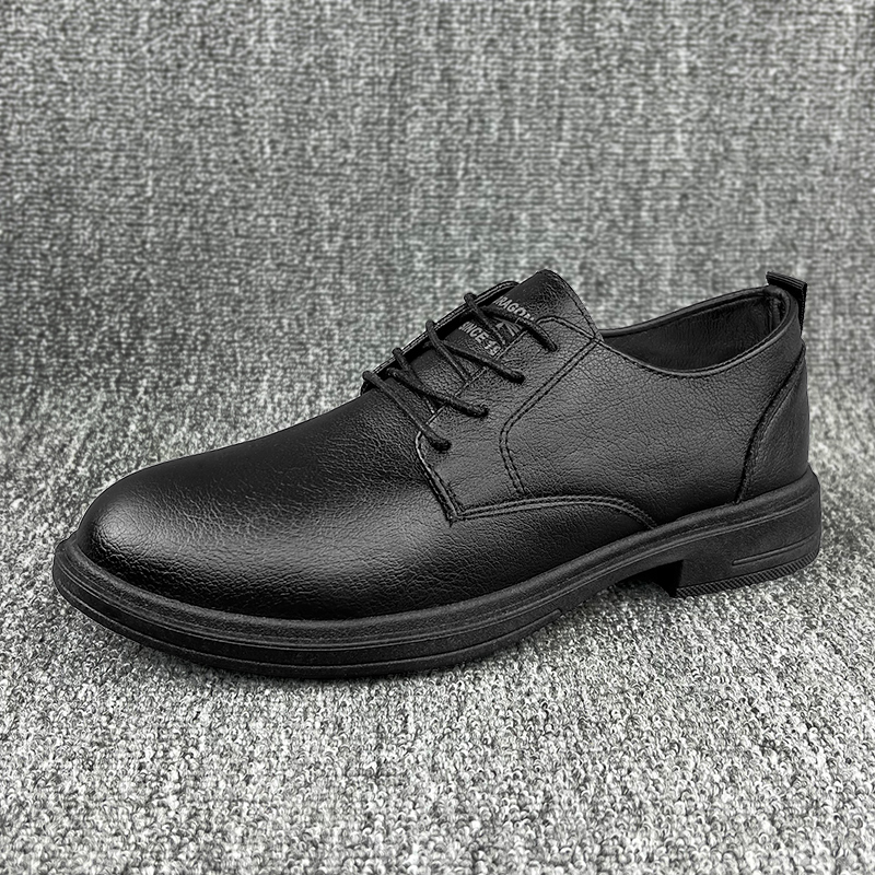 501夏季新款系带男士商务皮鞋时尚正装鞋子男软底休闲皮鞋男鞋