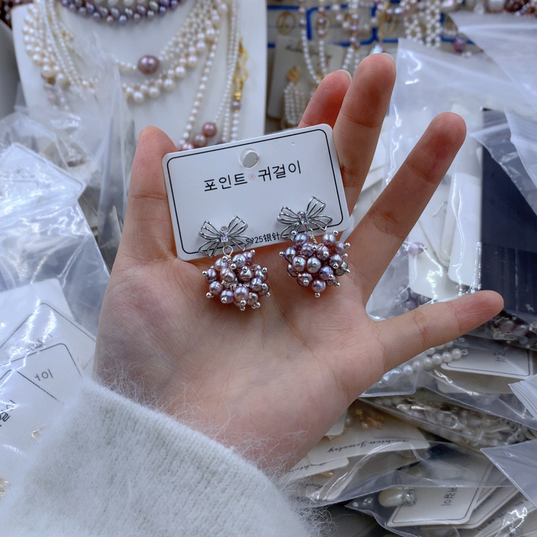 颈饰合金淡水珍珠