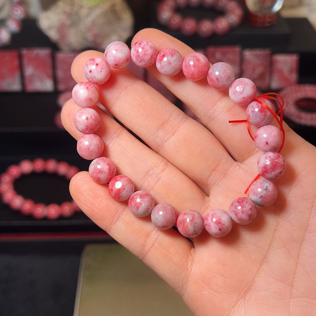 大***人天然辰砂原石手串