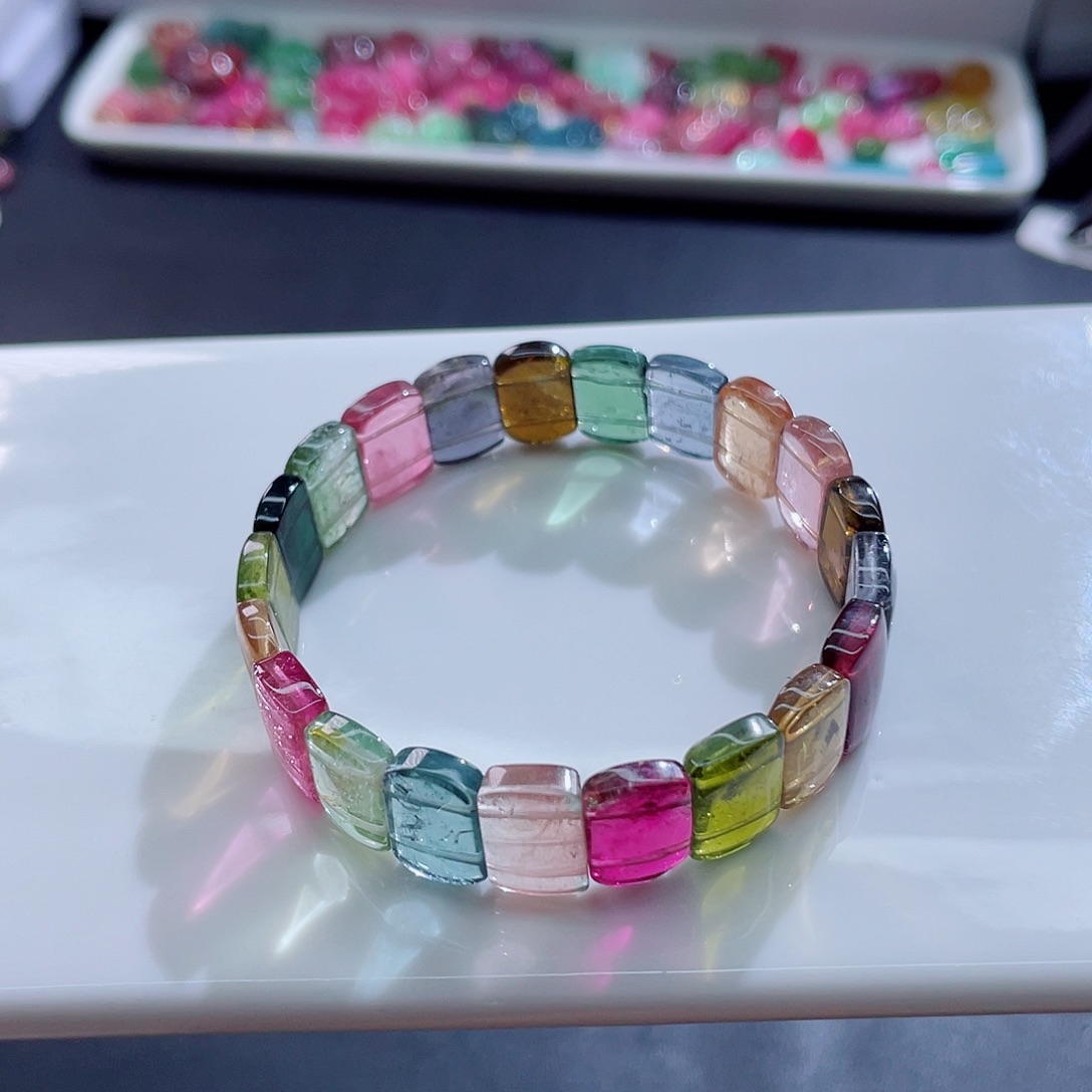 未镶嵌碧玺手链碧玺手链