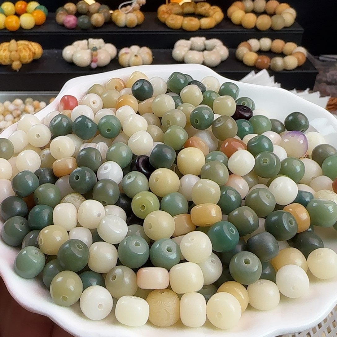 手串菩提根/象牙果微瑕小混珠300颗➕200颗