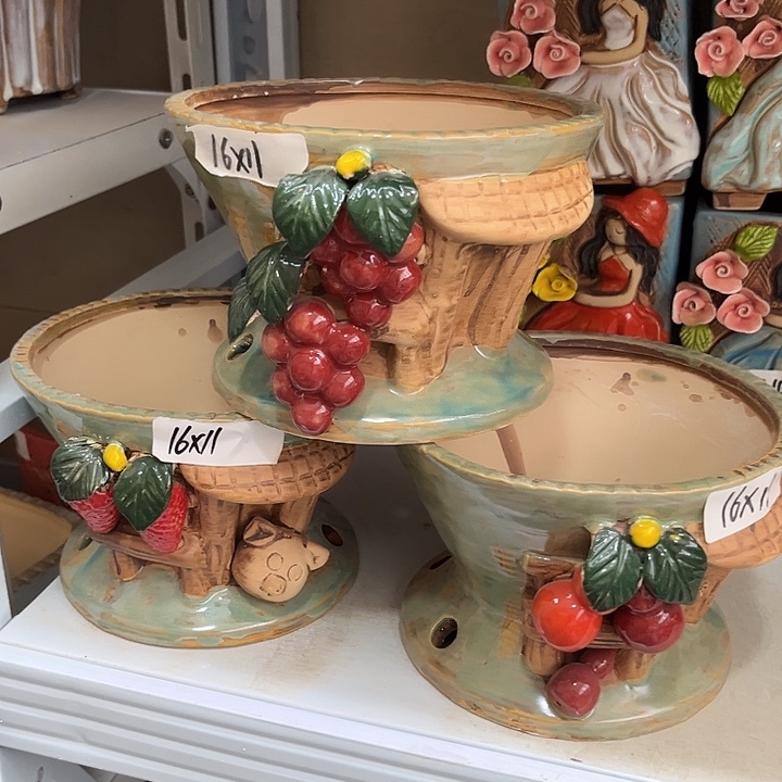 粗陶材质多肉花盆