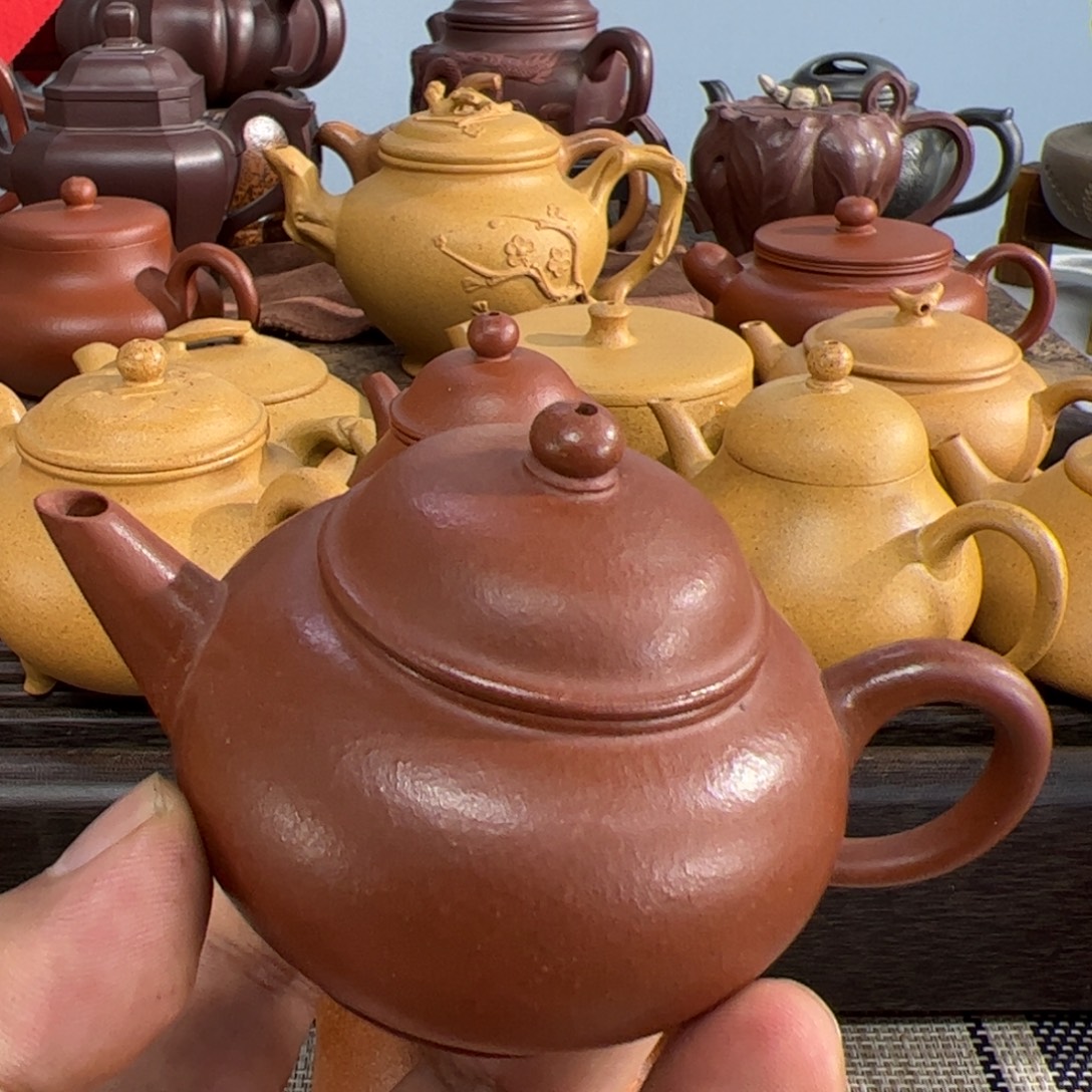 @****茶壶紫砂全手制作