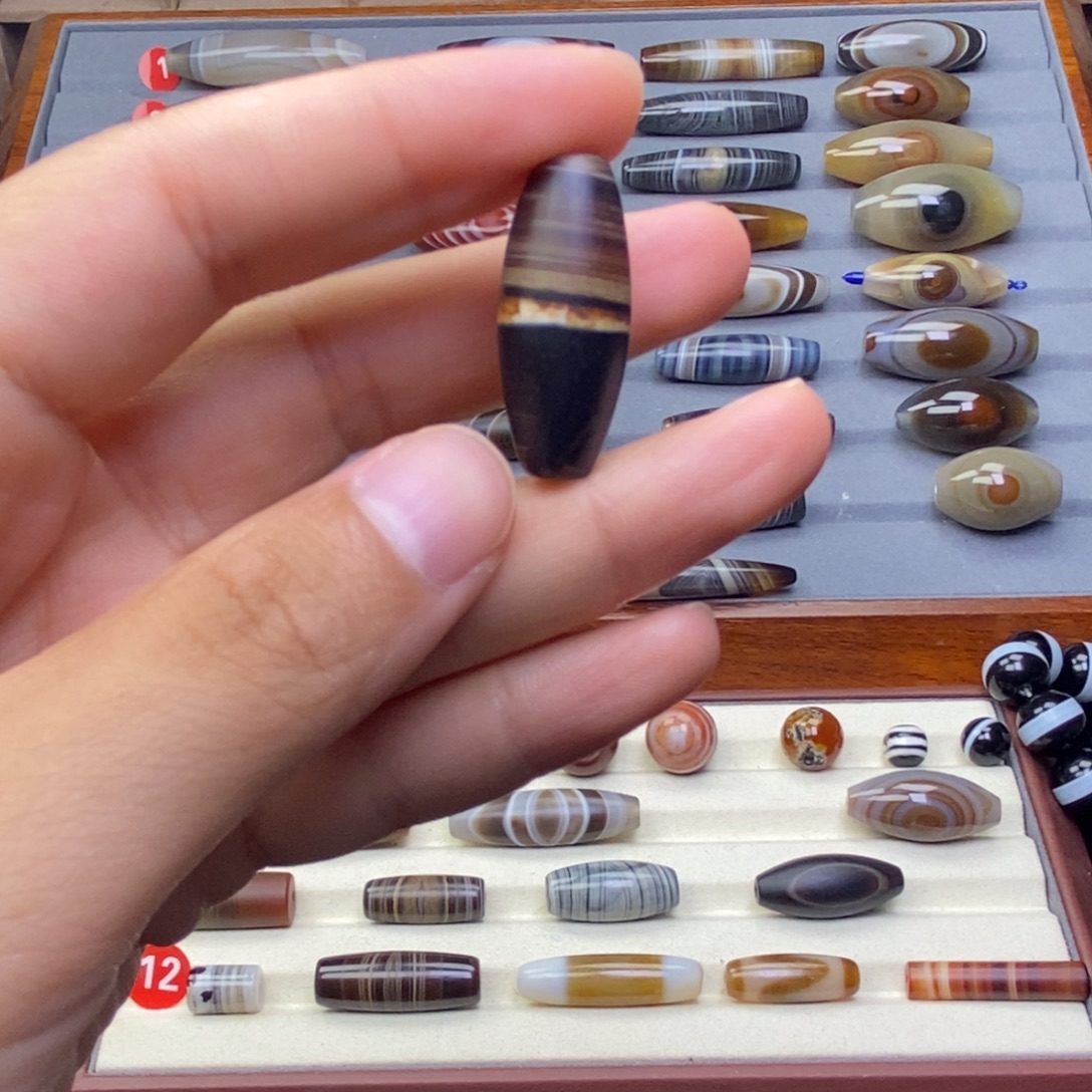 步***香玛瑙/玉髓颈饰未镶嵌