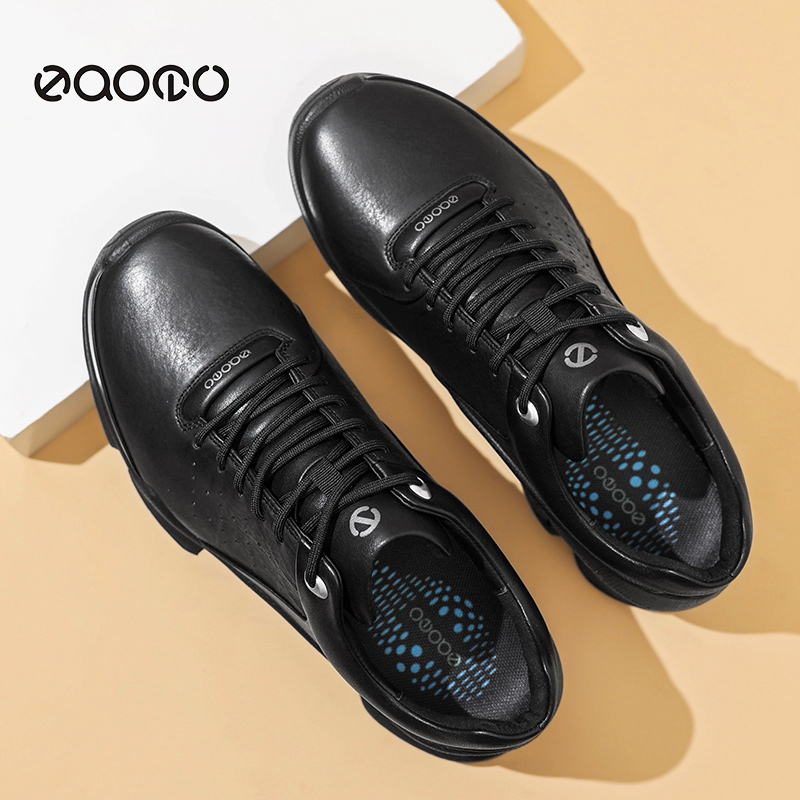 男士秋季真皮健步鞋户外休闲百搭运动鞋