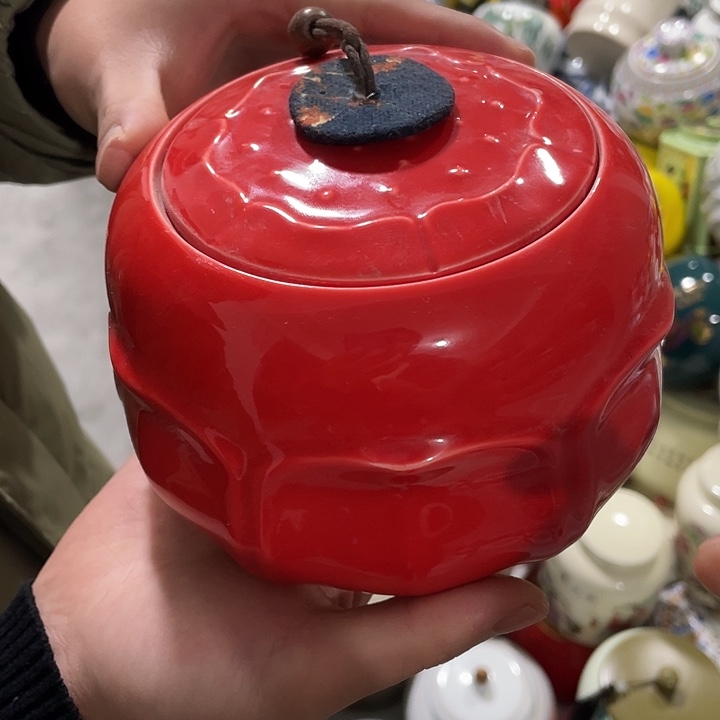 微瑕陶瓷茶叶罐密封罐