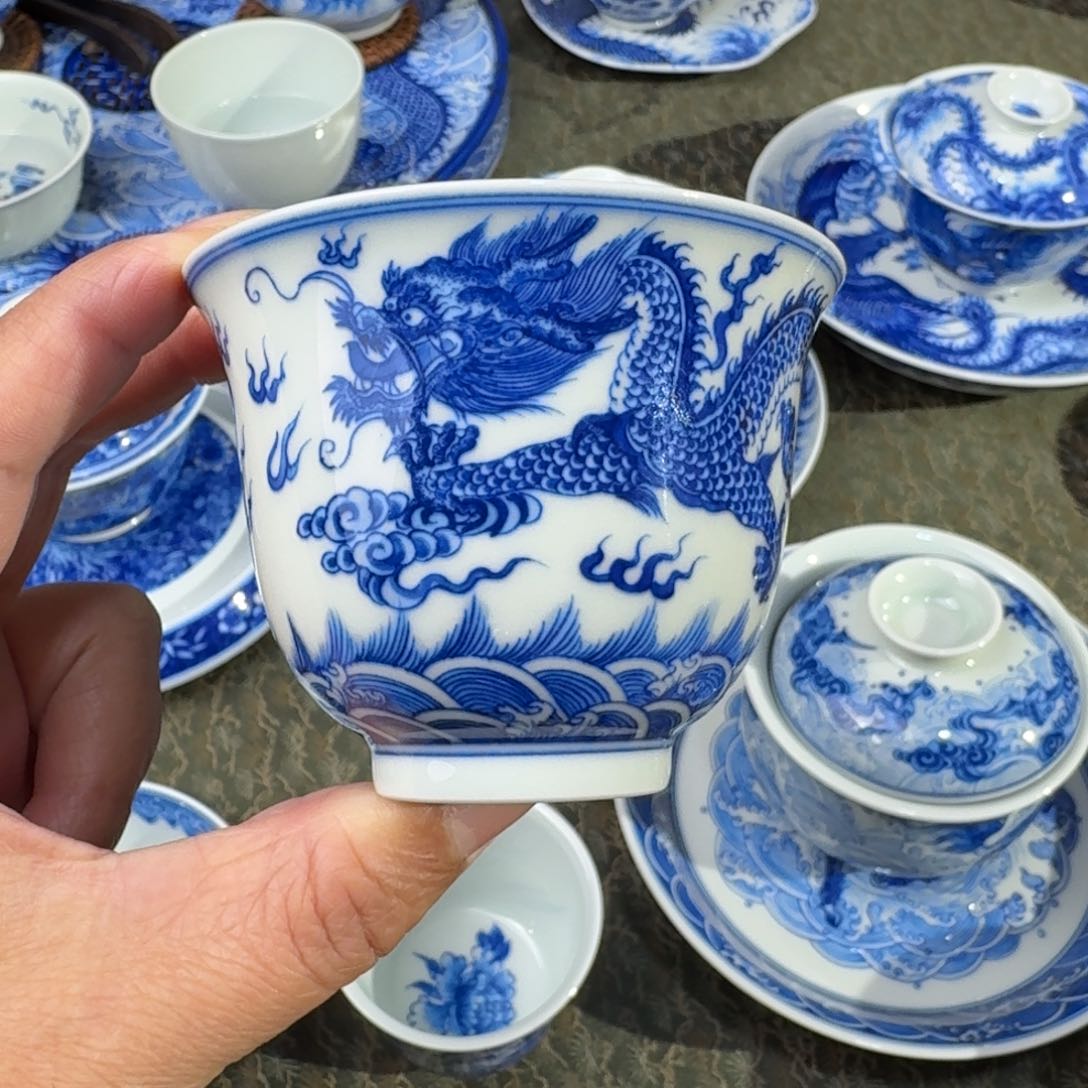 景德镇陶瓷手绘单杯