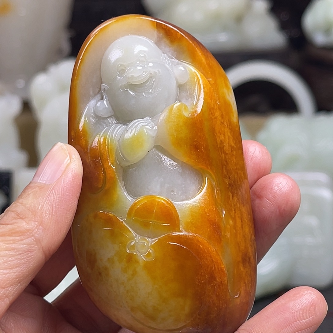 英***雄和田玉（糖玉）未镶嵌挂件