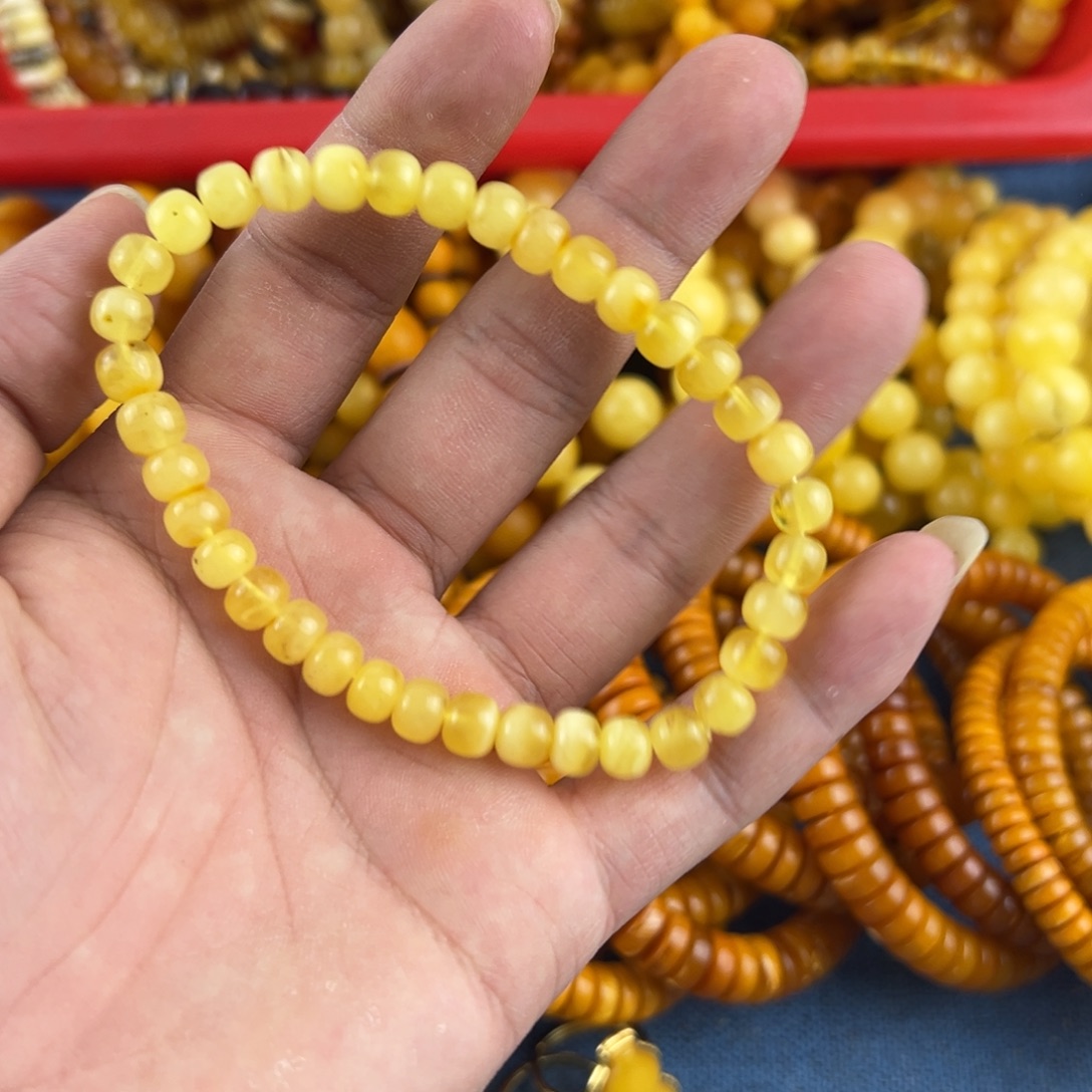 琥珀未镶嵌珠宝奇石