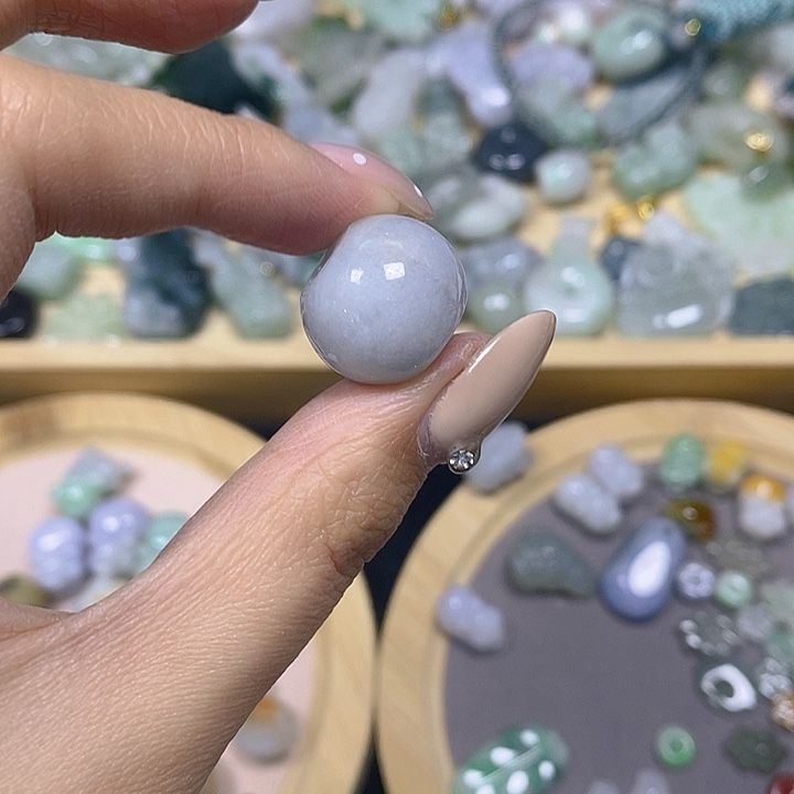 翡翠散珠天然缅甸翡翠