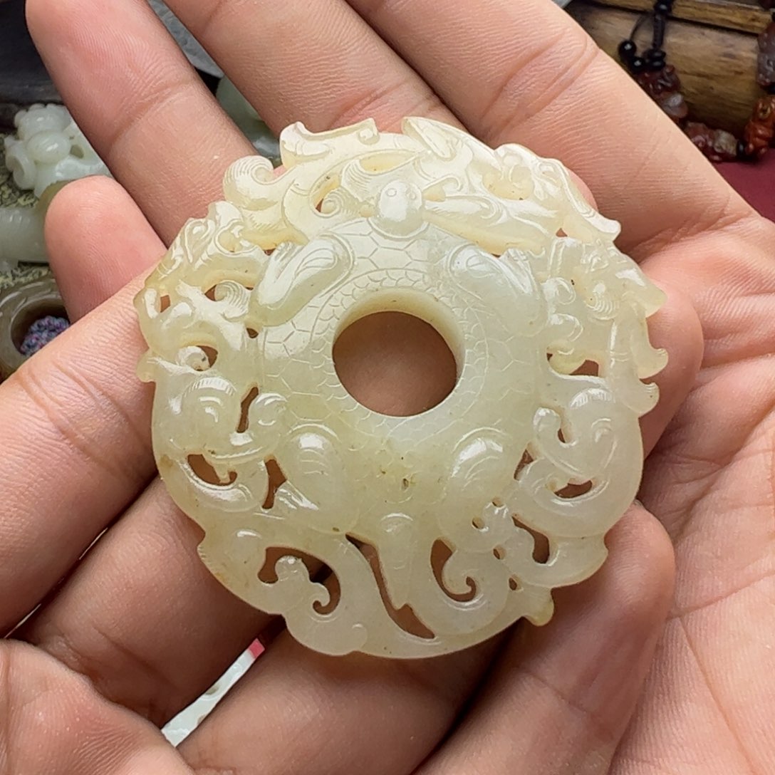 未镶嵌和田玉挂件牧*