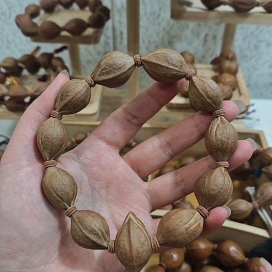 橄榄核吊坠1826尺寸三面佛原皮全品手串