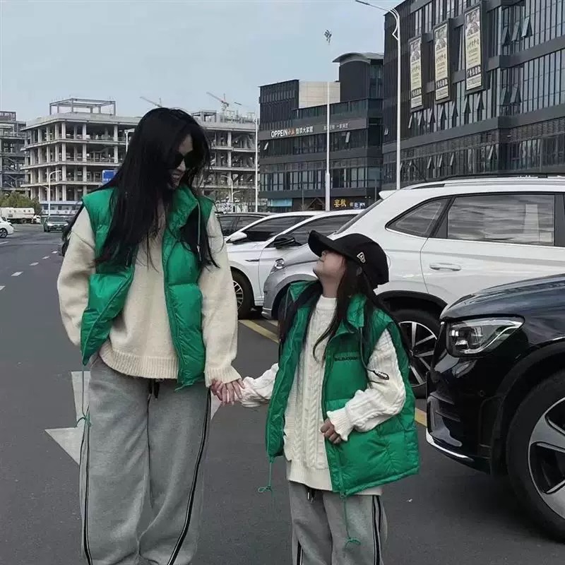 【031】女童冬款加绒外套新款童装大童冬款儿童派克服绒棉棉服