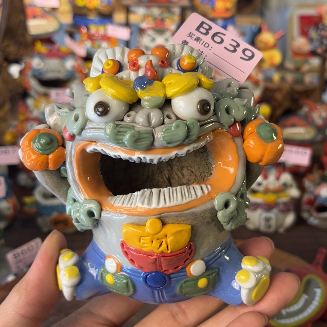 泥塑纯手工茶宠摆件