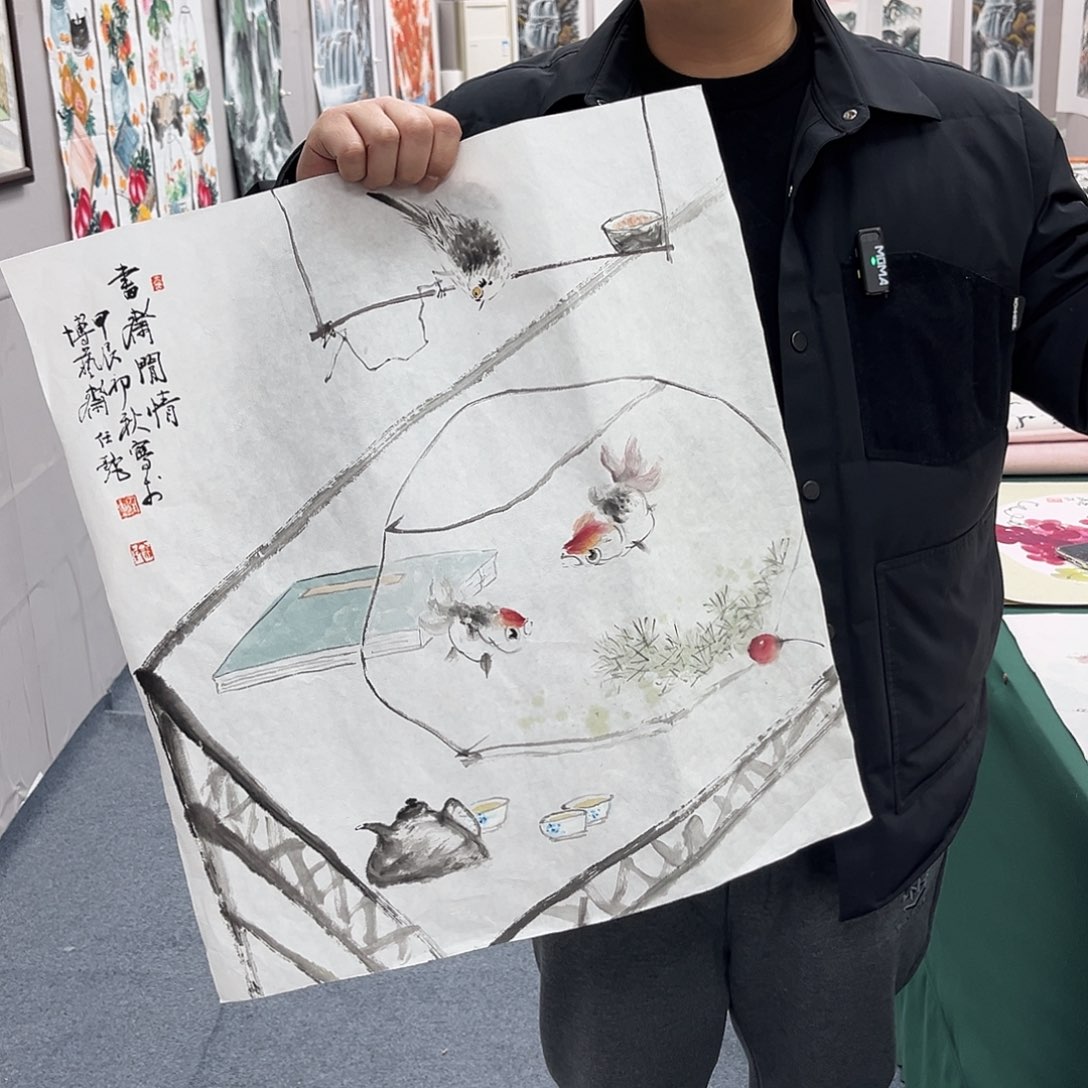 国画宣纸国画作品纯手绘