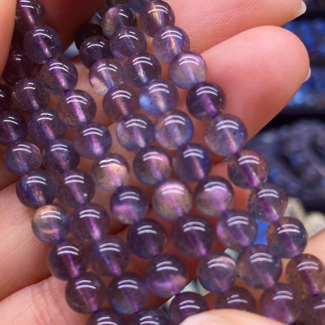 未镶嵌手串长石6左右