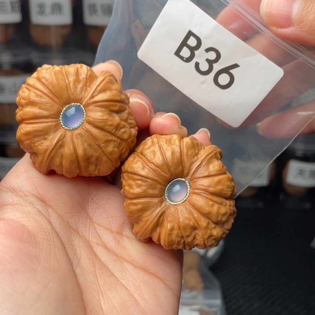 文玩核桃把件43南瓜