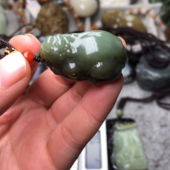 和田玉挂件未镶嵌