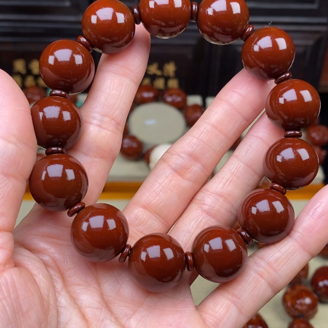 我***魔吊坠橄榄核光珠光珠