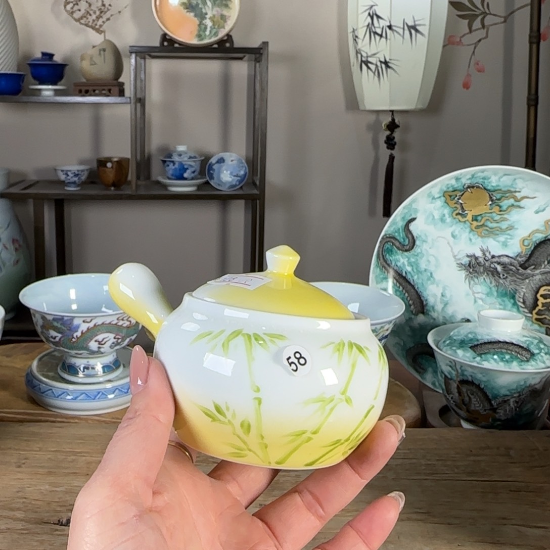 杯景德镇陶瓷柴烧多人