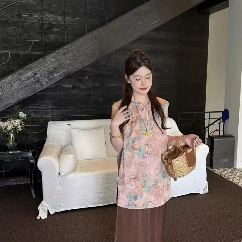 2025夏季女生设计师新中式款套装  CCX700089112