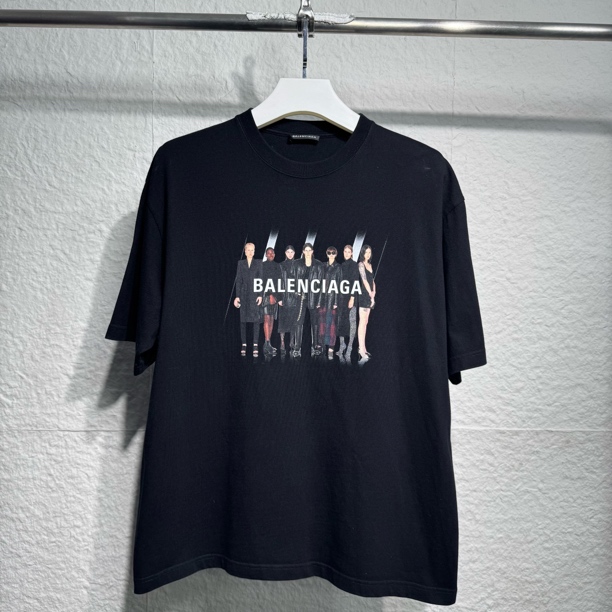 99新 Balenciaga/巴黎世家 m码 巴黎世家乐队短袖 潮服