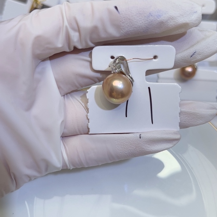 淡水珍珠颈饰银S925镶嵌