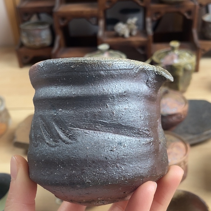 备前烧公道杯森丁斋