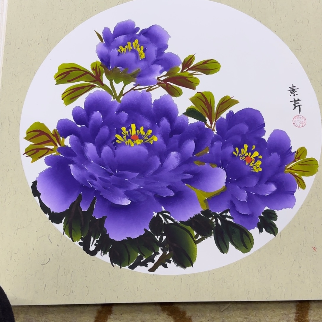国画国画老师作品刘