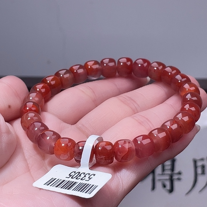 南红玛瑙合金手链53305