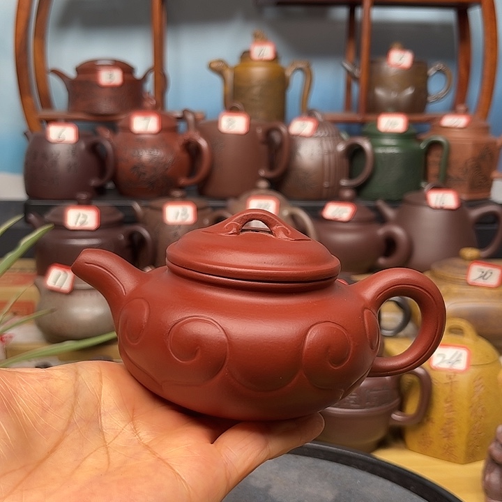 茶壶紫砂微瑕不带证书礼盒200cc